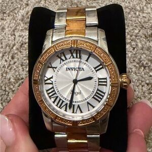 Invicta Silver and Copper Watch